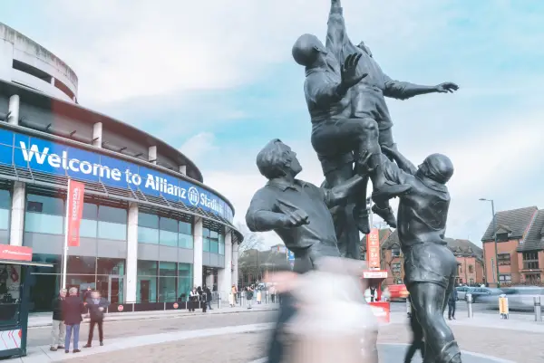 Allianz Stadium exterior.