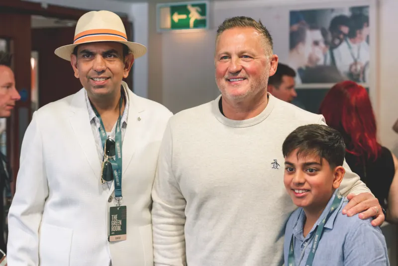 Darren Gough at a Green Room event.