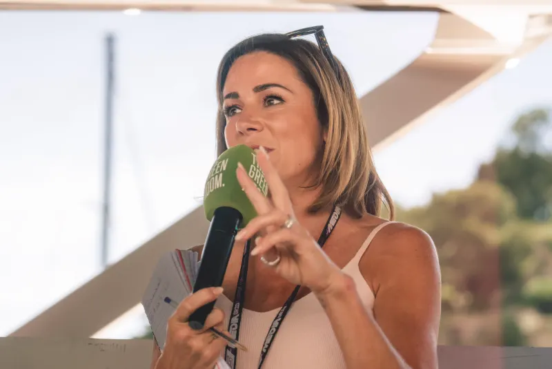 Natalie Pinkham at a Green Room event.