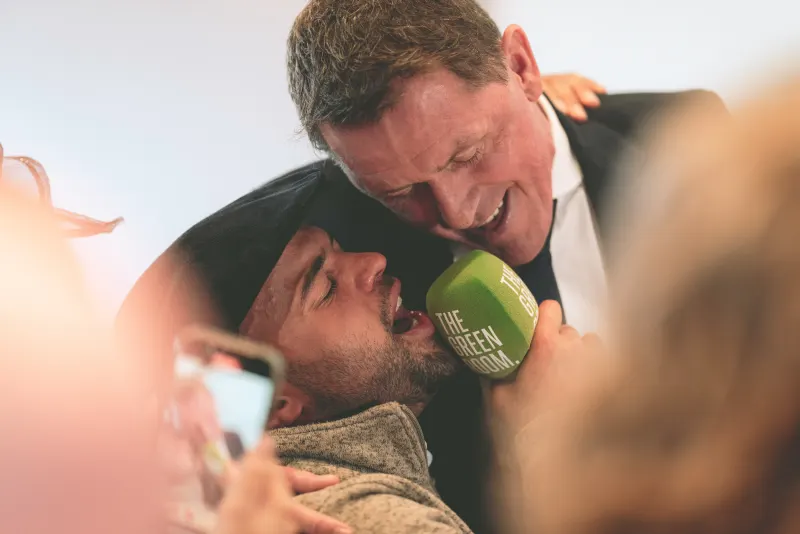 Sir AP McCoy at a Green Room event.