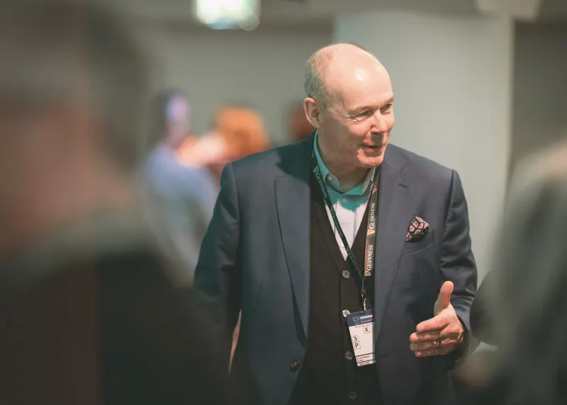 Sir Clive Woodward at a Green Room event.